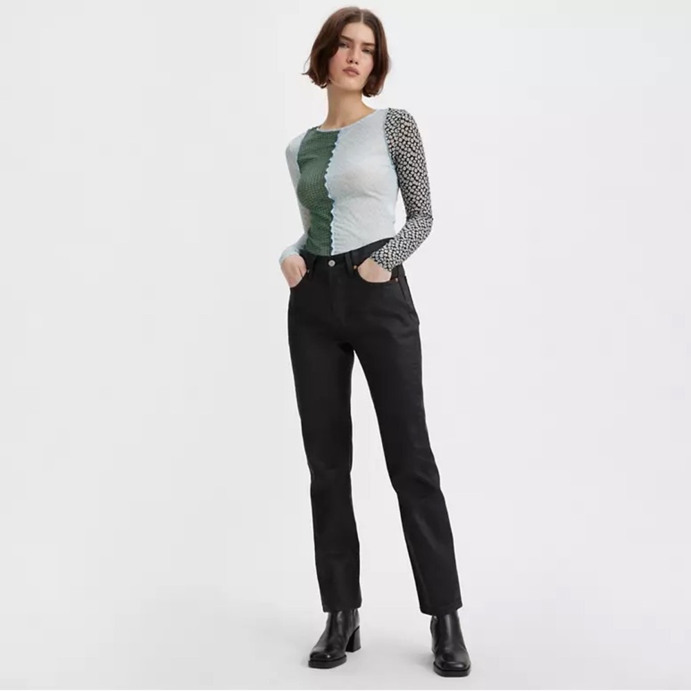 Levi’s premium 501 wax coated jeans